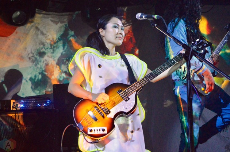 Deerhoof performs at Camp Wavelength in Toronto on August 18-20, 2017. (Photo: Justin Roth/Aesthetic Magazine)
