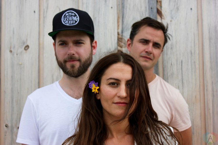 Dragonette poses for a portrait backstage at Big Feastival at Burl's Creek in Oro-Medonte, Ontario on August 20, 2017. (Photo: Curtis Sindrey/Aesthetic Magazine)
