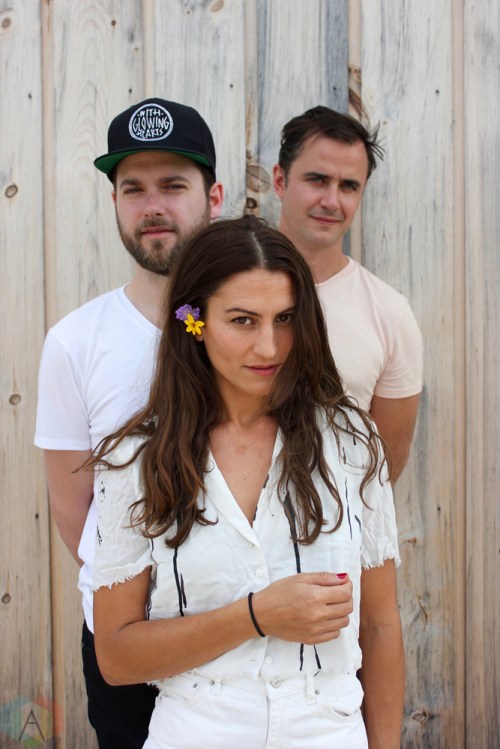 Dragonette poses for a portrait backstage at Big Feastival at Burl's Creek in Oro-Medonte, Ontario on August 20, 2017. (Photo: Curtis Sindrey/Aesthetic Magazine)