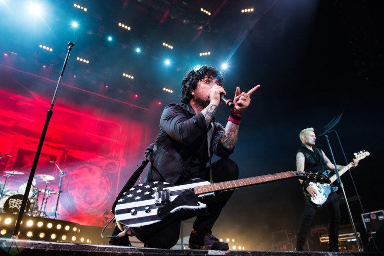 Green Day performs at Budweiser Stage in Toronto on August 18, 2017. (Photo: Lisa Mark/Aesthetic Magazine)