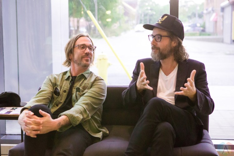 Kevin Drew, and Ben Kowalewicz attend the A&R Angels roundtable at Crow's Theatre in Toronto on August 30, 2017. (Photo: Katrina Lat/Aesthetic Magazine)