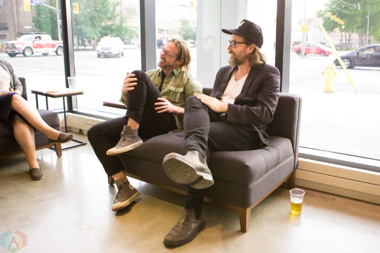 Kevin Drew, and Ben Kowalewicz attend the A&R Angels roundtable at Crow's Theatre in Toronto on August 30, 2017. (Photo: Katrina Lat/Aesthetic Magazine)