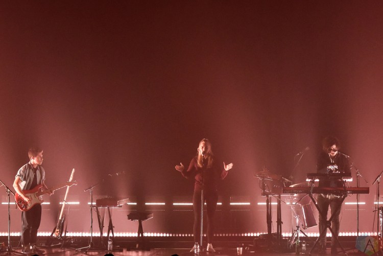 London Grammar performs at Danforth Music Hall in Toronto on August 3, 2017. (Photo: Jaime Espinoza/Aesthetic Magazine)