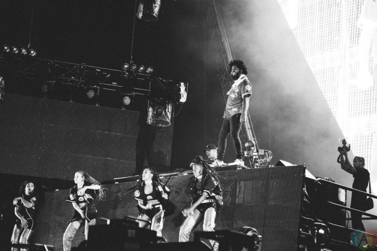 Major Lazer performs at Veld Music Festival in Toronto on August 6, 2017. (Photo: Stephan Ordonez/Aesthetic Magazine)