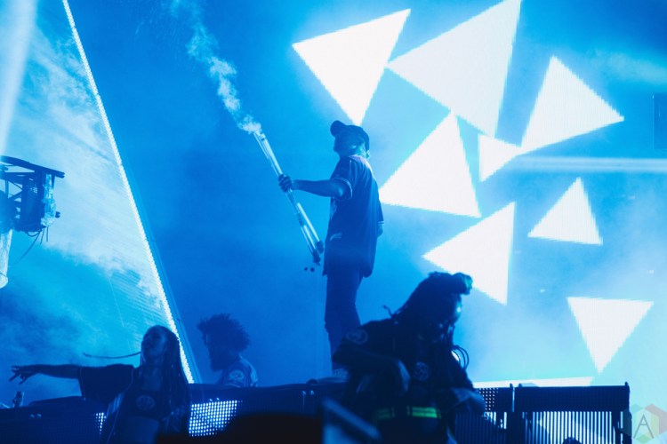 Major Lazer performs at Veld Music Festival in Toronto on August 6, 2017. (Photo: Stephan Ordonez/Aesthetic Magazine)