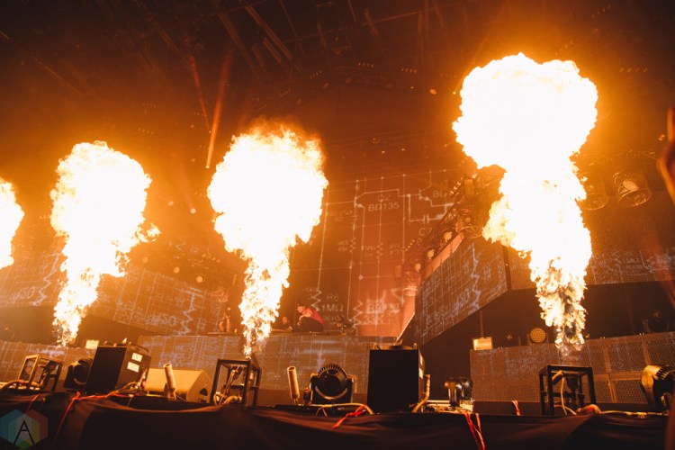 Major Lazer performs at Veld Music Festival in Toronto on August 6, 2017. (Photo: Stephan Ordonez/Aesthetic Magazine)
