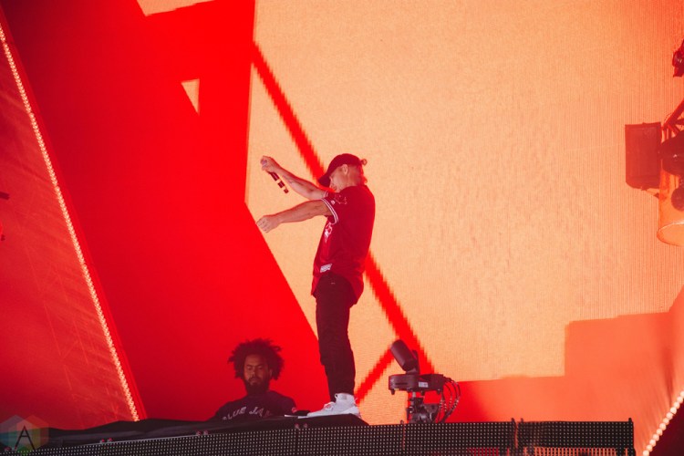 Major Lazer performs at Veld Music Festival in Toronto on August 6, 2017. (Photo: Stephan Ordonez/Aesthetic Magazine)