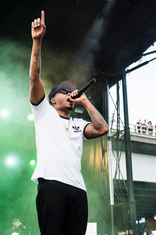 Nas performs at Project Pabst in Portland, Oregon on August 27, 2017. (Photo: Kevin Tosh/Aesthetic Magazine)