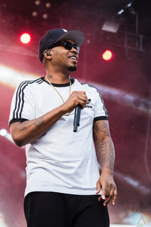 Nas performs at Project Pabst in Portland, Oregon on August 27, 2017. (Photo: Kevin Tosh/Aesthetic Magazine)
