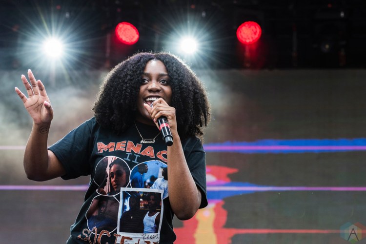 Noname performs at Project Pabst in Portland, Oregon on August 27, 2017. (Photo: Kevin Tosh/Aesthetic Magazine)