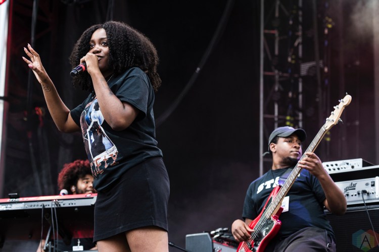 Noname performs at Project Pabst in Portland, Oregon on August 27, 2017. (Photo: Kevin Tosh/Aesthetic Magazine)
