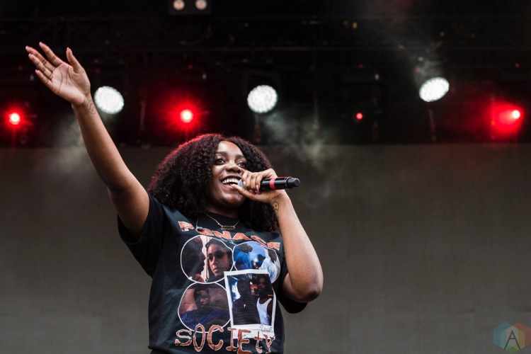 Noname performs at Project Pabst in Portland, Oregon on August 27, 2017. (Photo: Kevin Tosh/Aesthetic Magazine)