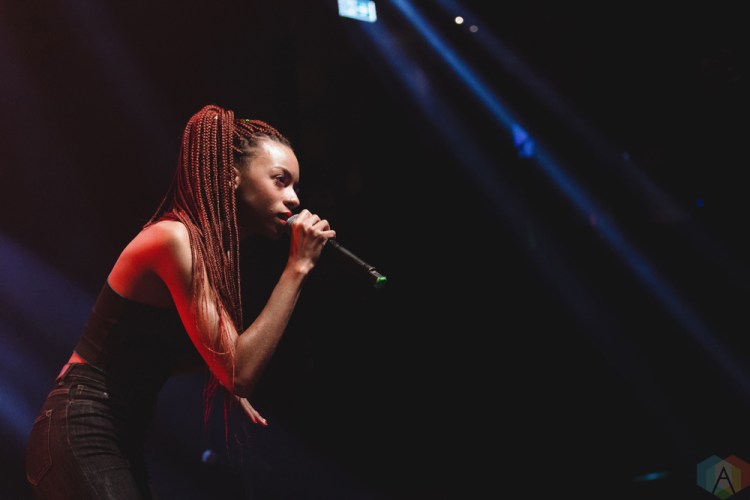Ravyn Lenae performs at Rebel in Toronto on August 23, 2017. (Photo: Anton Mak/Aesthetic Magazine)