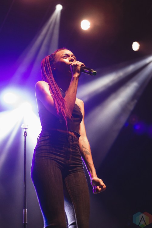 Ravyn Lenae performs at Rebel in Toronto on August 23, 2017. (Photo: Anton Mak/Aesthetic Magazine)