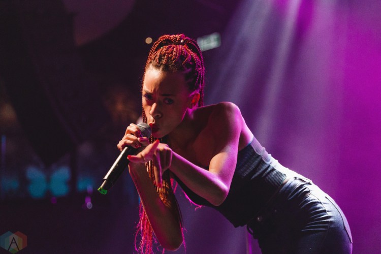 Ravyn Lenae performs at Rebel in Toronto on August 23, 2017. (Photo: Anton Mak/Aesthetic Magazine)