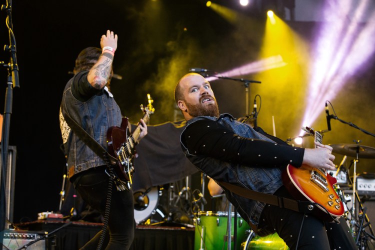 Sam Coffey And The Iron Lungs perform at CNE Bandshell in Toronto on August 29, 2017. (Photo: Theo Rallis/Aesthetic Magazine)