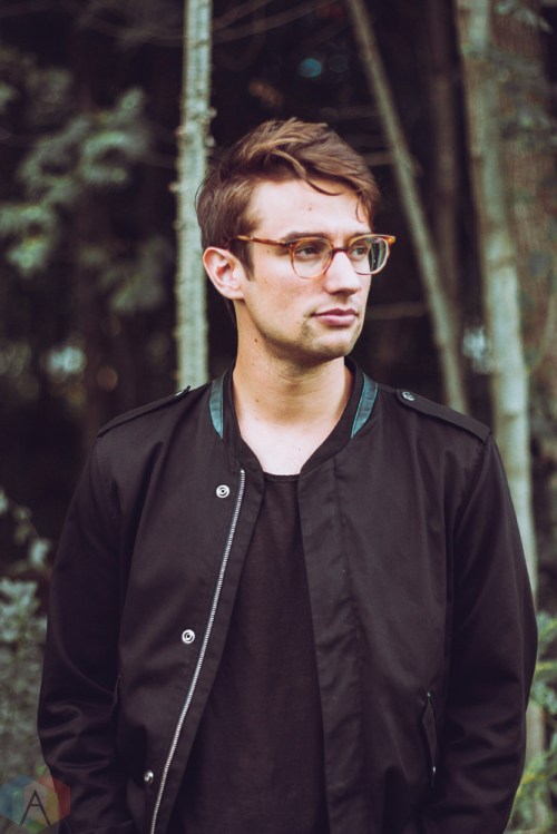 Ellis Ludwig-Leone of San Fermin poses for a backstage portrait at Wayhome 2017. (Photo: Alyssa Balistreri/Aesthetic Magazine)