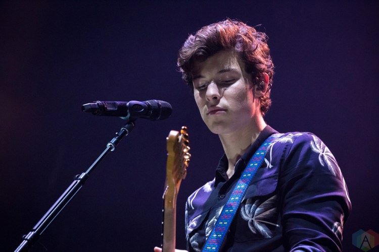 Shawn Mendes performs at Air Canada Centre in Toronto on August 11, 2017. (Photo: Brendan Albert/Aesthetic Magazine)