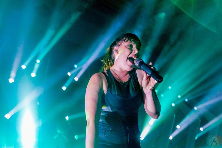Sylvan Esso performs at Crystal Ballroom in Portland on August 17, 2017. (Photo: Tojo Andrianarivo/Aesthetic Magazine)