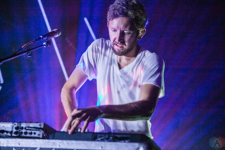 Sylvan Esso performs at Crystal Ballroom in Portland on August 17, 2017. (Photo: Tojo Andrianarivo/Aesthetic Magazine)