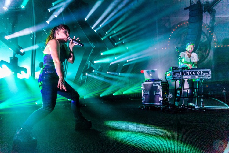 Sylvan Esso performs at Crystal Ballroom in Portland on August 17, 2017. (Photo: Tojo Andrianarivo/Aesthetic Magazine)
