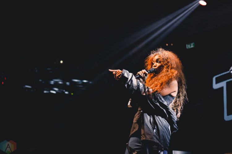 SZA performs at Rebel in Toronto on August 23, 2017. (Photo: Anton Mak/Aesthetic Magazine)