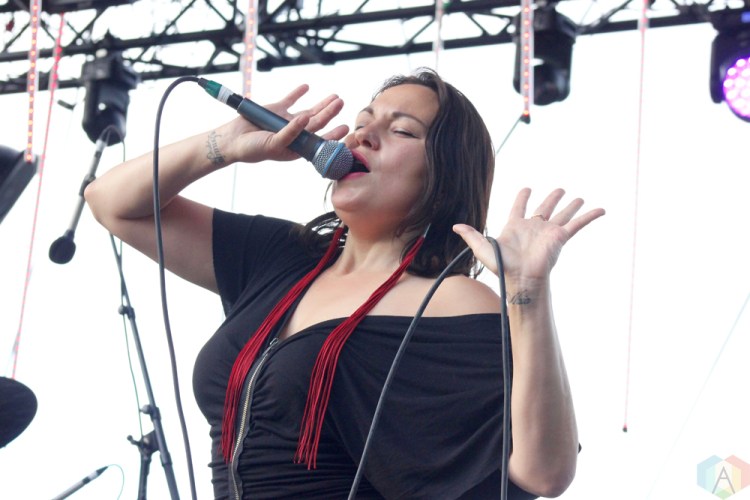 Tanya Tagaq performs at Wayhome Festival on July 28, 2017. (Photo: Curtis Sindrey/Aesthetic Magazine)