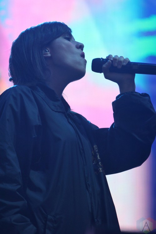 Tegan And Sara performs at Wayhome Festival on July 30, 2017. (Photo: Curtis Sindrey/Aesthetic Magazine)