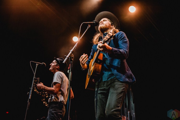 The Lumineers perform at Rogers Arena in Vancouver on August 17, 2017. (Photo: Timothy Nguyen/Aesthetic Magazine)