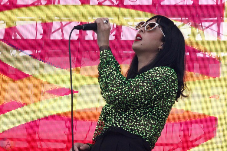 The Naked And Famous performs at Wayhome Festival on July 28, 2017. (Photo: Curtis Sindrey/Aesthetic Magazine)