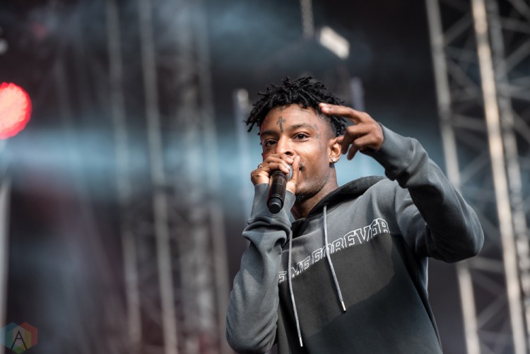 21 Savage performs at Made In America Festival at Benjamin Franklin Parkway on September 3, 2017 in Philadelphia, Pennsylvania. (Photo: Saidy Lopez/Aesthetic Magazine)