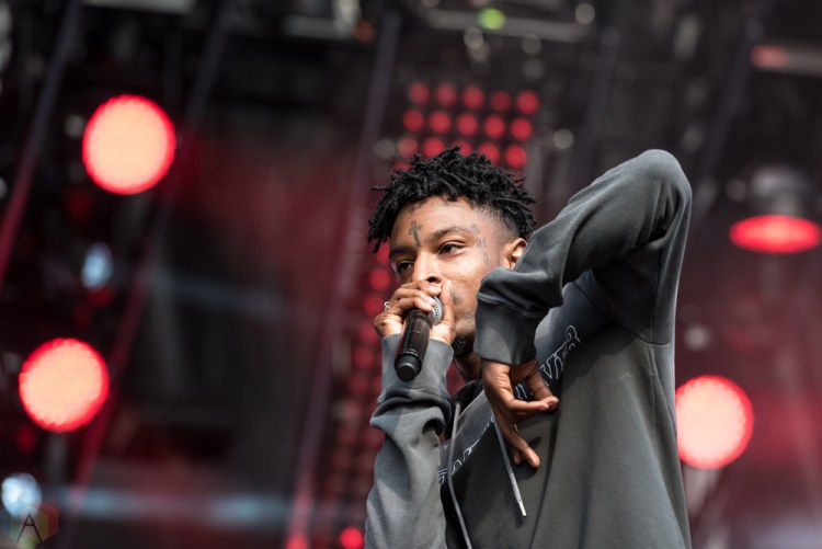 21 Savage performs at Made In America Festival at Benjamin Franklin Parkway on September 3, 2017 in Philadelphia, Pennsylvania. (Photo: Saidy Lopez/Aesthetic Magazine)