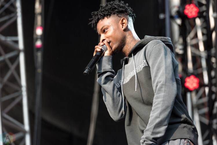 21 Savage performs at Made In America Festival at Benjamin Franklin Parkway on September 3, 2017 in Philadelphia, Pennsylvania. (Photo: Saidy Lopez/Aesthetic Magazine)