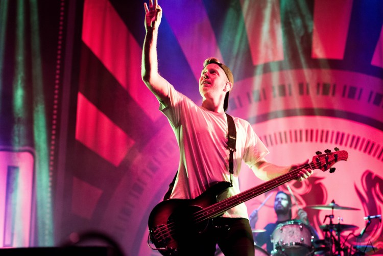 A Day To Remember performs at Riot Fest in Chicago on September 15, 2017. (Photo: Katie Kuropas/Aesthetic Magazine)