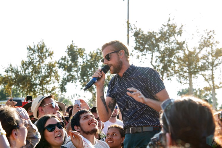 Andrew McMahon In The Wilderness performs at High And Low Festival at the NOS Events Center in San Bernardino, California on September 9, 2017. (Photo: James Alvarez/Aesthetic Magazine)