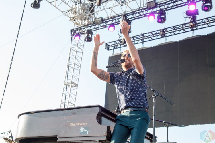 Andrew McMahon In The Wilderness performs at High And Low Festival at the NOS Events Center in San Bernardino, California on September 9, 2017. (Photo: James Alvarez/Aesthetic Magazine)