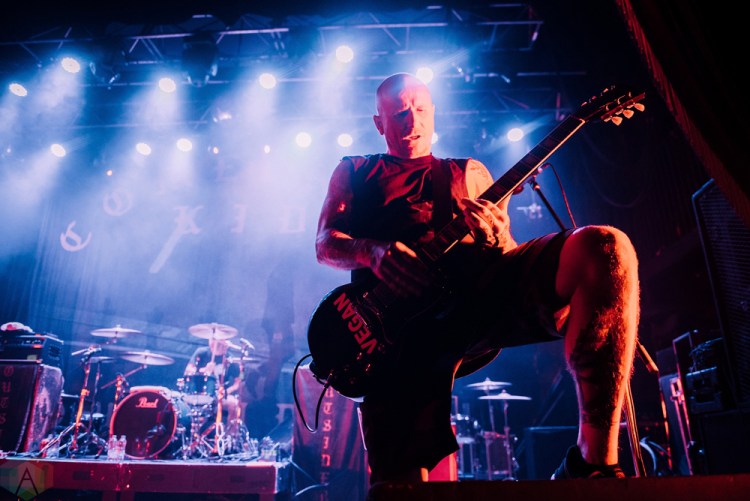 Comeback Kid performs at the Opera House in Toronto on September 20, 2017. (Photo: Harrison Haines/Aesthetic Magazine)