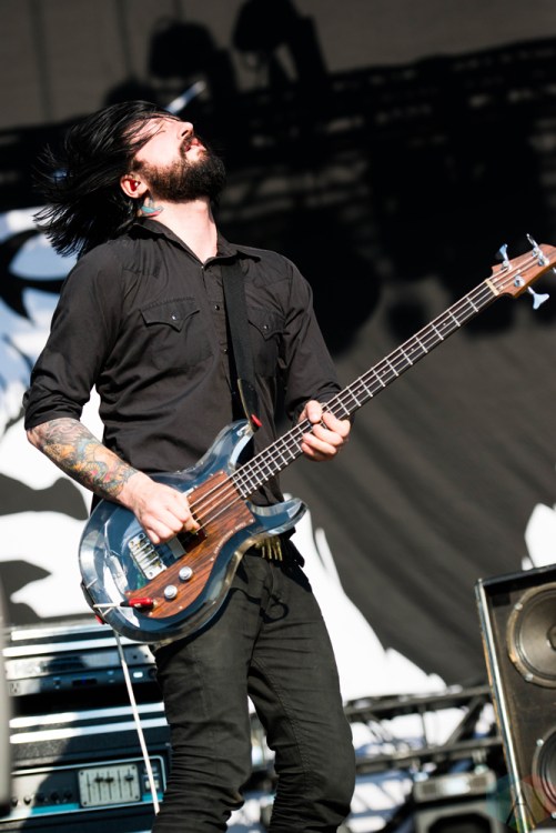 Death From Above performs at Riot Fest in Chicago on September 15, 2017. (Photo: Katie Kuropas/Aesthetic Magazine)