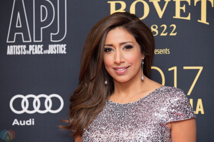 Farah Nasser attends the Artists For Peace And Justice gala at the Art Gallery of Ontario in Toronto on September 10, 2017 during the 2017 Toronto International Film Festival. (Photo: Brendan Albert/Aesthetic Magazine)