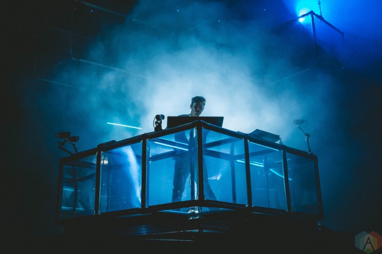 Flume performs at Bumbershoot in Seattle on September 1, 2017. (Photo: Daniel Hager/Aesthetic Magazine)