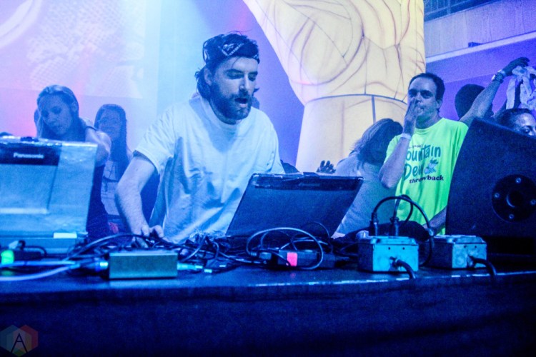 Girl Talk performs at Crofoot Ballroom in Pontiac, Michigan on September 8, 2017. (Photo: Stephen Stewart/Aesthetic Magazine)