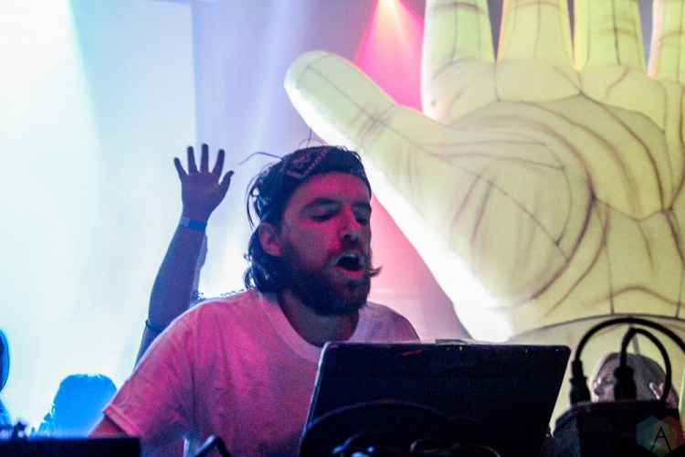 Girl Talk performs at Crofoot Ballroom in Pontiac, Michigan on September 8, 2017. (Photo: Stephen Stewart/Aesthetic Magazine)