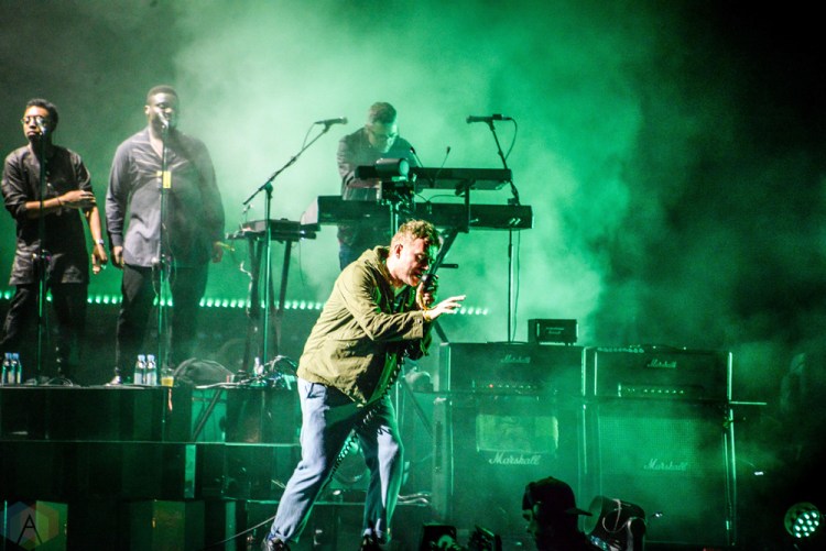Gorillaz performs at Meadows Festival at Citi Field in New York City on September 16, 2017. (Photo: Alx Bear/Aesthetic Magazine)
