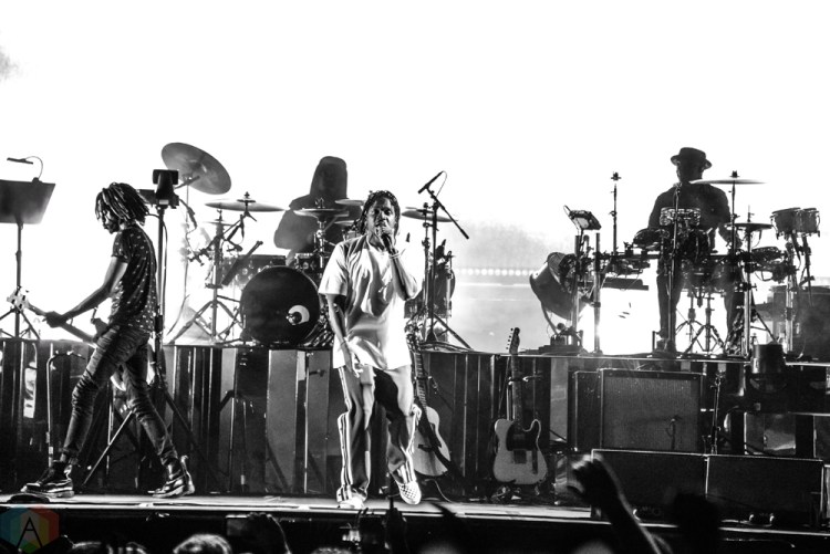 Gorillaz performs at Meadows Festival at Citi Field in New York City on September 16, 2017. (Photo: Alx Bear/Aesthetic Magazine)