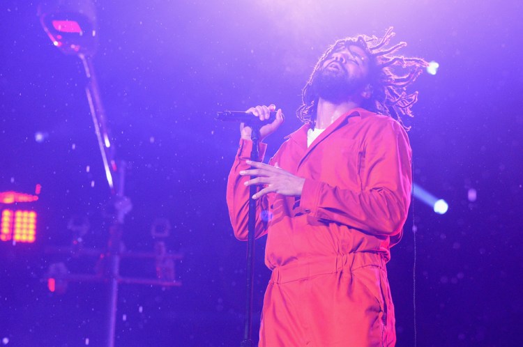 J. Cole performs at Made In America Festival at Benjamin Franklin Parkway on September 2, 2017 in Philadelphia, Pennsylvania. (Photo: Kevin Mazur/Getty)