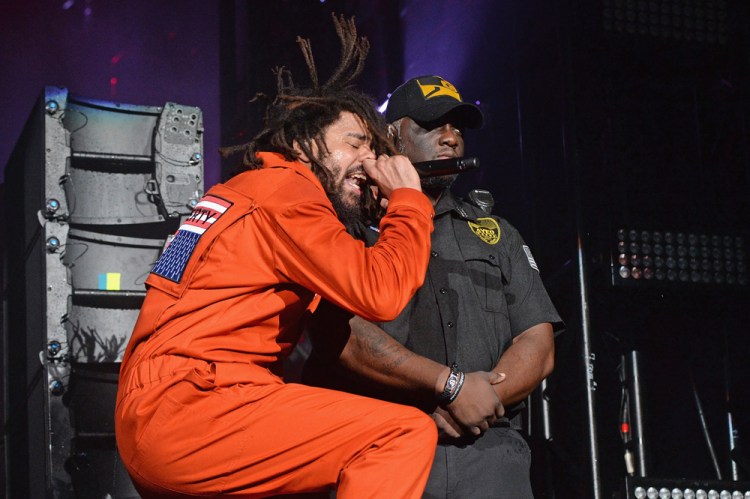 J. Cole performs at Made In America Festival at Benjamin Franklin Parkway on September 2, 2017 in Philadelphia, Pennsylvania. (Photo: Kevin Mazur/Getty)