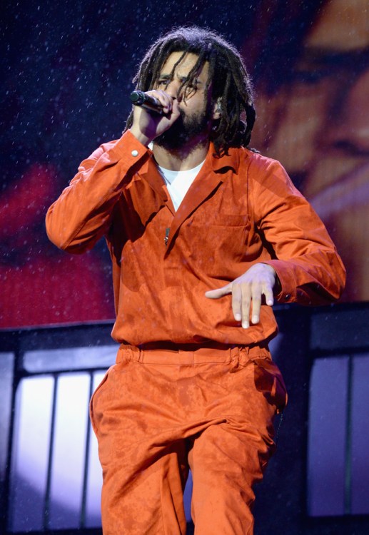 J. Cole performs at Made In America Festival at Benjamin Franklin Parkway on September 2, 2017 in Philadelphia, Pennsylvania. (Photo: Kevin Mazur/Getty)