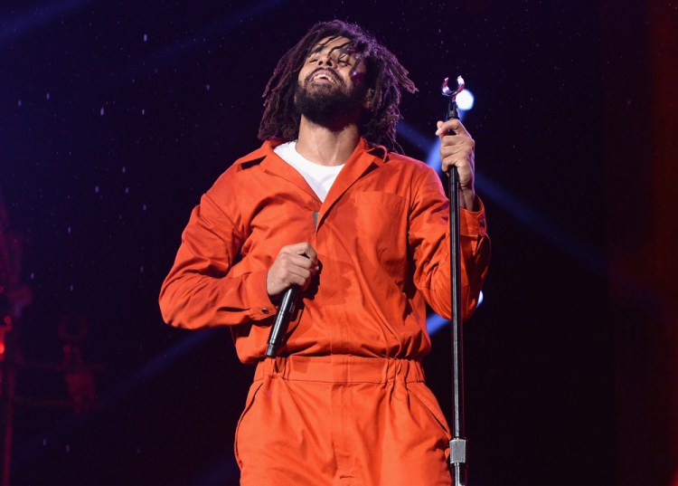 J. Cole performs at Made In America Festival at Benjamin Franklin Parkway on September 2, 2017 in Philadelphia, Pennsylvania. (Photo: Kevin Mazur/Getty)