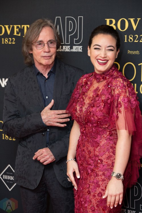 Jackson Browne and Audrey Raffy attend the Artists For Peace And Justice gala at the Art Gallery of Ontario in Toronto on September 10, 2017 during the 2017 Toronto International Film Festival. (Photo: Brendan Albert/Aesthetic Magazine)