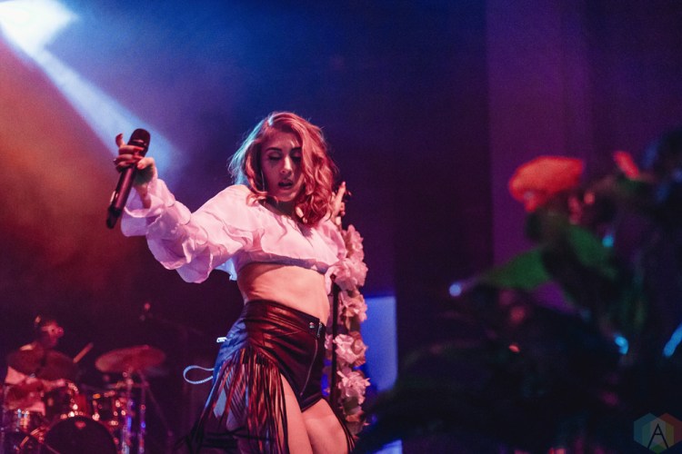 Kali Uchis performs at Danforth Music Hall in Toronto on September 14, 2017. (Photo: Anton Mak/Aesthetic Magazine)